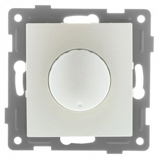 GUSI Bravo МЕХАНИЗМ диммера, 500 W, с накладкой и воротком, скрытая установка. Цвет шампань