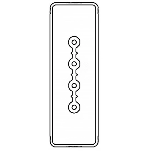 Секция прямая шинопровод 2+0 точек отвода L=3000мм Cu 4P 40A