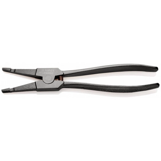 Щипцы для подковообразных пружинных стопорных колец на валах прямые губки min зазор на кольце 36 мм L-170 мм Cr-V KN-4510170