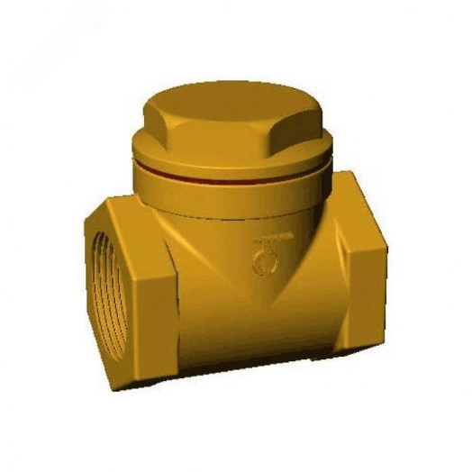 Клапан обратный бронзовый поворотный Ду 25 Ру20 тарелка латунь