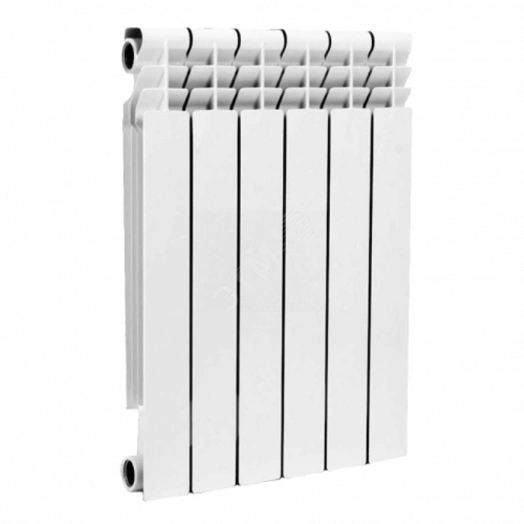 Радиатор алюминиевый секционный 500/85/5 боковое подключение