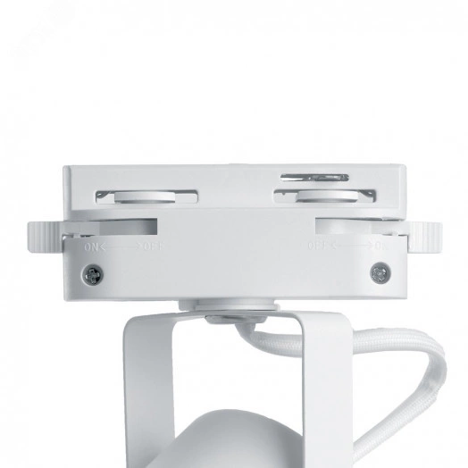 Светильник трековый на шинопровод ДПО GU10 без лампы белый