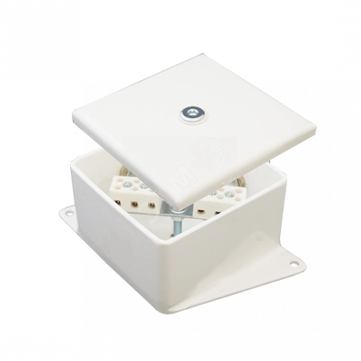 Коробка монтажная огнестойкая КМ-О (6к)-IP66-100х100 два ввода СD