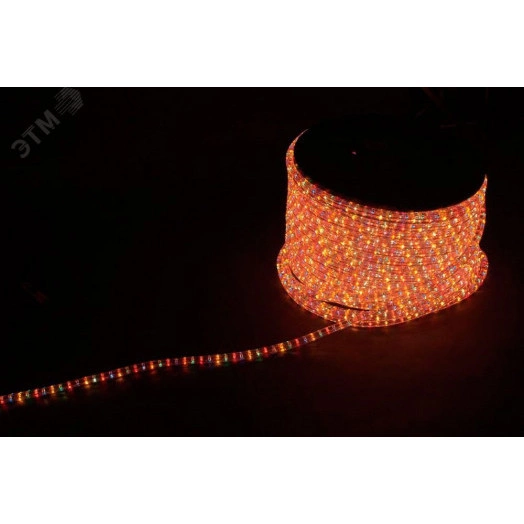 Дюралайт LEDх72/м синий/красный трехжильный кратно 2м бухта 50м