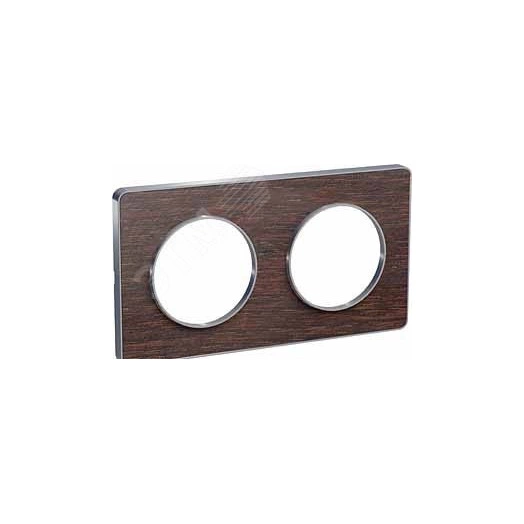 ODACE Рамка 2 поста венге