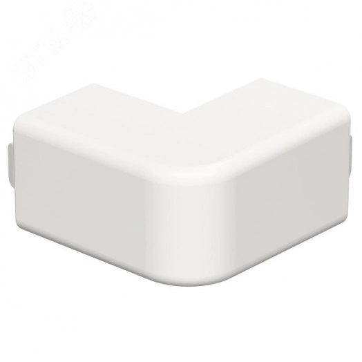 Крышка внешнего угла кабельного канала WDK 20x20 мм (ПВХ, белый)