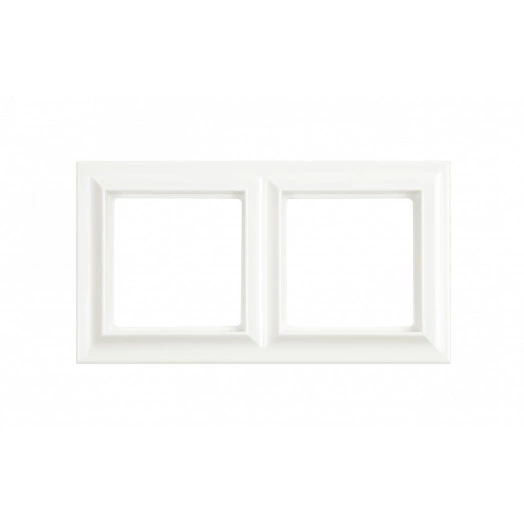 Рамка 2-поста, Eco Profi  Standart, термопласт, слоновая кость