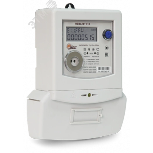 Счётчик электроэнергии 3ф НЕВА МТ 313  0.5 AR     E4S25 78 регион