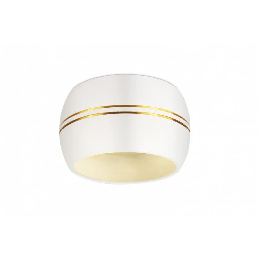 Подсветка декоративная под лампу Gx53  алюминий  цвет белый/золото OL13 GX53 WH/GD ЭРА