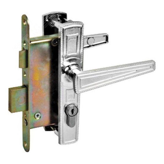 Замок врезной Зенит 3В4-3.01, медь