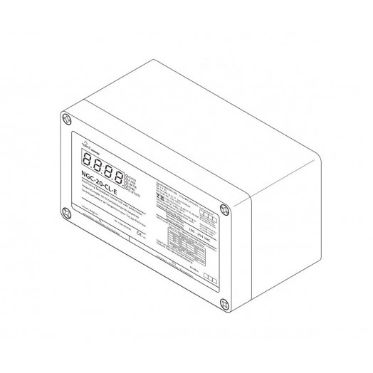 Электронный модуль управления с ограничителем температуры для локального управления и централизованного контроля обогрева NGC-20-CL-E (Russian        version)