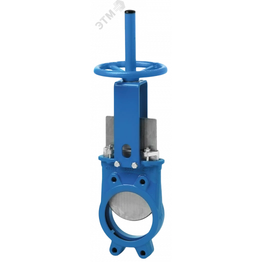 Затвор шиберный (нож) EX-01-100-HW-M DN 100 PN 10 м/ф металл штурвал