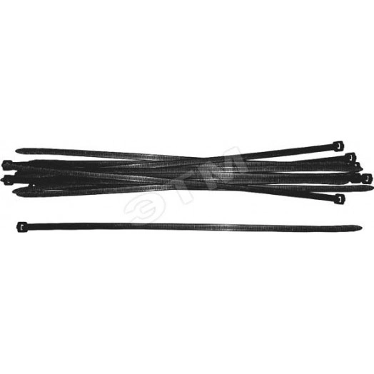 Хомуты нейлоновые, черные для проводов 100шт., 80х2,5мм