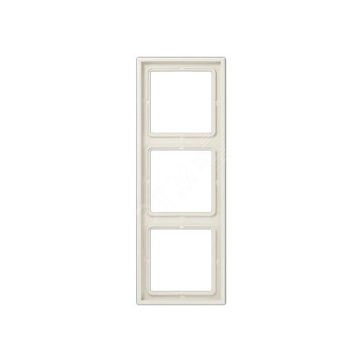 Рамка 3-я для горизонтальной/вертикальной установки  Серия- LS990  Материал- дуропласт  Цвет- слоновая кость