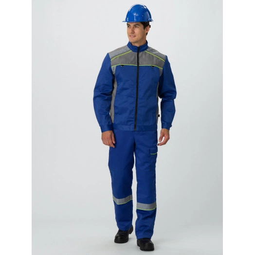 Костюм Практик СОП (ткань Смесовая,210) полукомбинезон, васильковый серый, 64-66  182-188