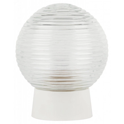 Светильник НБП 01-60-004 с прямым основанием Гранат стекло IP20 E27 max 60Вт D150 шар