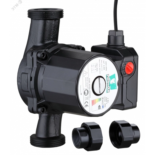 Насос циркуляционный TRS25/6, 180мм, напор 6м, 100Вт, с гайками и кабелем