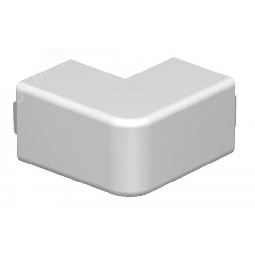 Крышка внешнего угла кабельного канала WDK 25x25 мм (ПВХ, светло-серый)