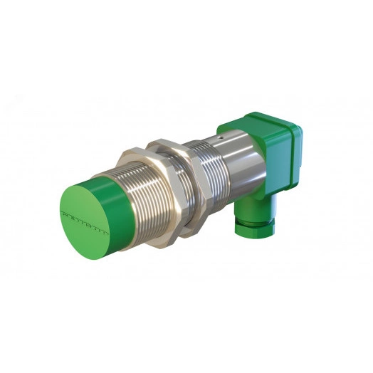 Датчик бесконтактный индуктивный двухпроводной АC ВБИ-М30-91К-2251-Л Расстояние срабатывания Sn: 15 мм Частота переключения: 10 Гц Материал корпуса: Латунь никелированная Диаметром 30 мм IP67 Клеммник (до 2,5  мм2)