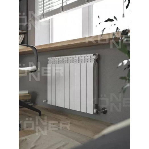 Радиатор биметаллический секционный 500/80/6 боковое подключение