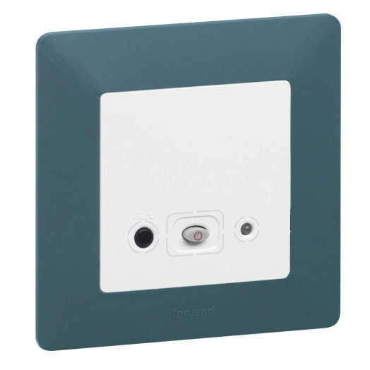 Valena ALLURE Лицевая панель для аудио-входа Белая