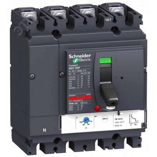 Выключатель автоматический 4П4T TM32D NSX100F