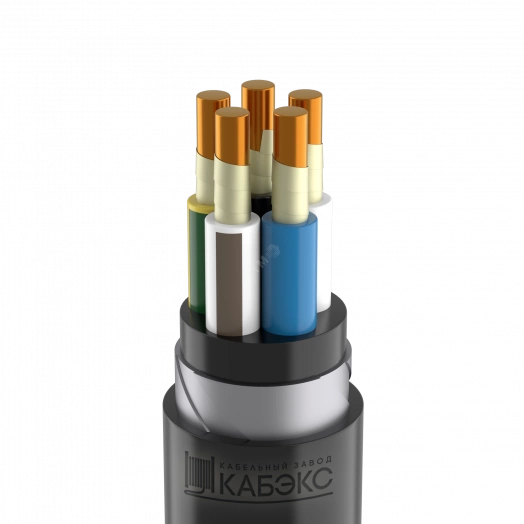 Кабель силовой ВБШвнг(А)-FRLS 5х4 ок(N,PE)-0,66