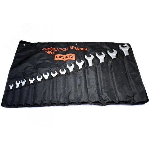 Набор ключей гаечных комбинированных 14 шт. (10-36)хромированные