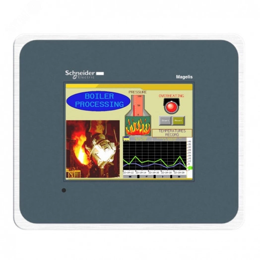 Терминал сенсорный цветной 5.7 дюйм. 320х240 RS232/485 SUBD Eth TCP/IP 96Mб/512Кб слот SD сталь