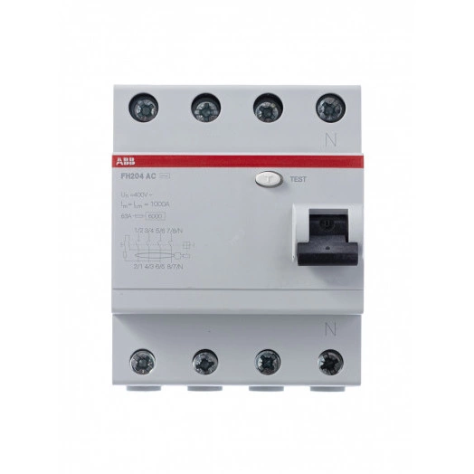 Выключатель дифференциального тока (УЗО) 4п 63А 300 мА FH204 АС
