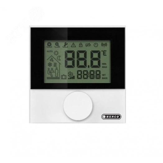 Термостат регулирующий с ЖК-дисплеем, внешний дат чик,проводной