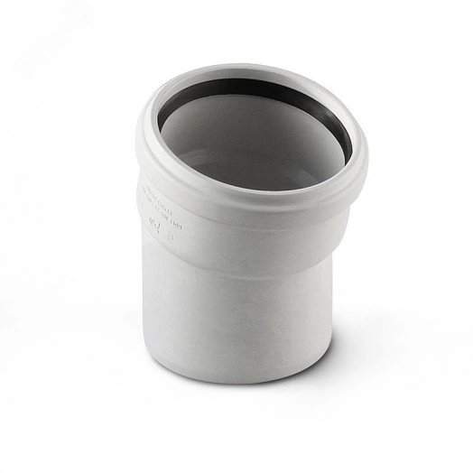Отвод для бесшумной канализации 58x15 (50х15) град.