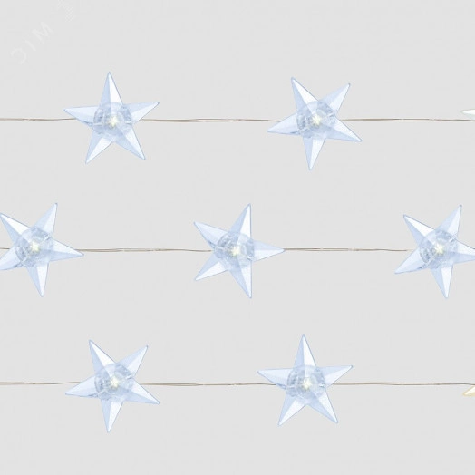 Гирлянда линейная Звездочки LED 5000К 1.8м USB