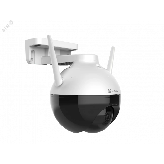 Видеокамера IP 2Мп внешняя поворотная Wi-fi c ИК-подсветкой до 30м (6мм)