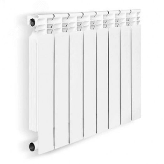 Радиатор биметаллический секционный 500/100/4 боковое подключение