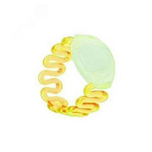 Браслет 1K Mifare ремешок змейка'', прозрачная крышка желтый