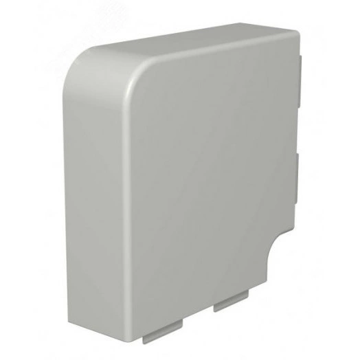 Крышка плоского угла кабельного канала WDK 60x170 мм (ПВХ, серый)
