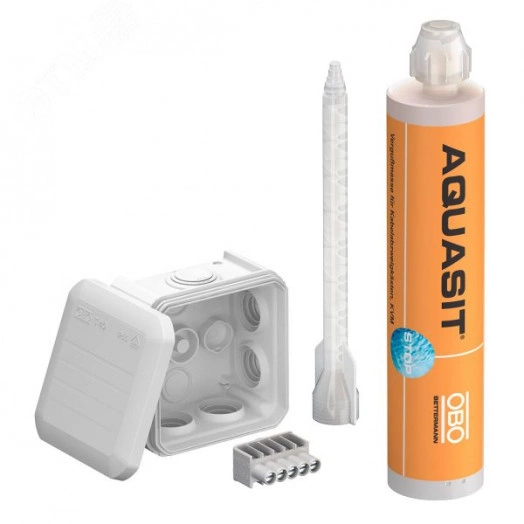 Распределительная коробка Т40 с установочным набором (Aquasit, клемма), IP 68