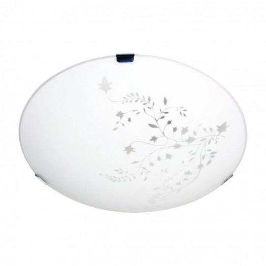 Светильник Нежность 250 НПБ 01-60-130 М15 матовый белыйкл.штамп металлик ИУ