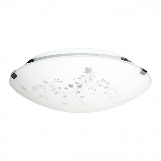 Светильник Нежность 250 НПБ 01-60-130 М15 матовый белыйкл.штамп металлик ИУ