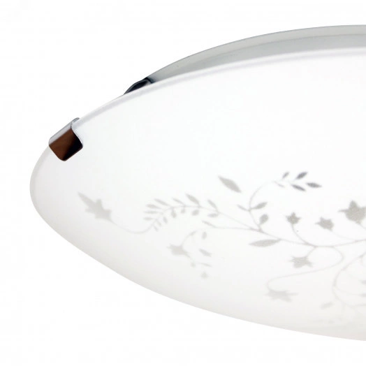 Светильник Нежность 250 НПБ 01-60-130 М15 матовый белыйкл.штамп металлик ИУ