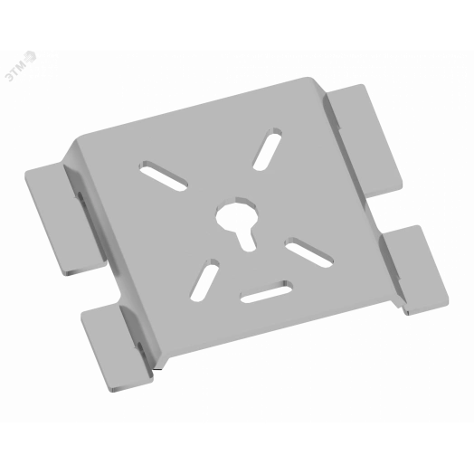 Пластина монтажная универсальная для проволочного лотка, нерж.