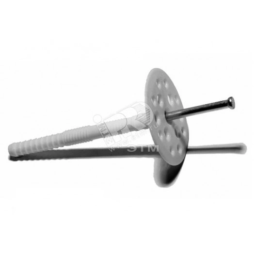 Дюбель для теплоизоляции 10х160 с металлическим гвоздем (50шт)