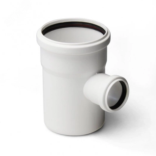 Тройник для малошумной канализации 110x75 мм 45 град.