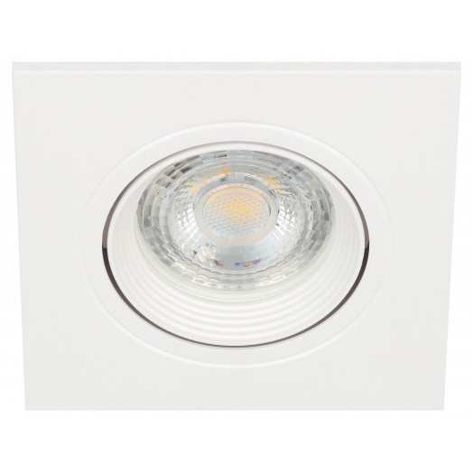 Встраиваемый светильник декоративный KL92-1 WH MR16/GU5.3 белый, пластиковый (MR16/GU5.3 в комплект не входит) ЭРА