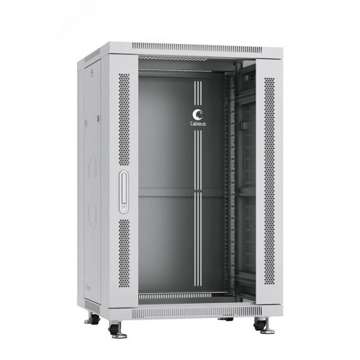 Шкаф монтажный телекоммуникационный 19дюймов напольный для распределительного и серверного оборудования 18U