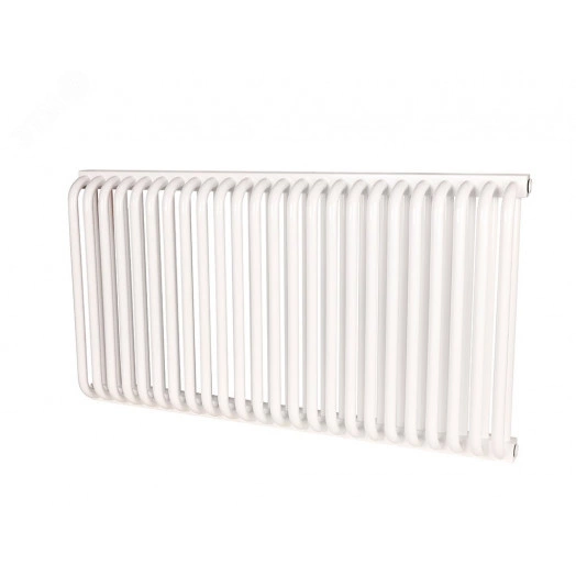 Радиатор стальной двухтрубчатый 500/100/24 боковое подключение белый глянцевый