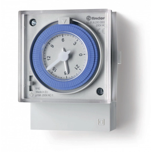 Реле времени Механическое суточное, с резервным ист.питания, 3 модуля