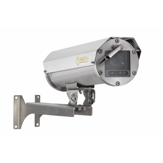 Термокожухи со встроенным ИК-прожектором и стеклоочистителем Релион-ТКВ-400-П-Н-ИК-СО исп. 16 в корпусе из нержавеющей стали.