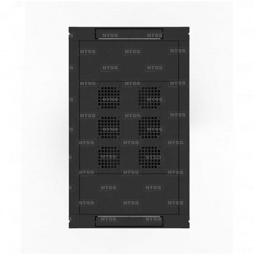 Шкаф напольный телекоммуникационный NTSS RS 22U 600х1000мм, 4 профиля 19, двери перфорированная и сплошная металл, регулируемые опоры, боковые стенки съемные, разобранный, черный RAL 9005